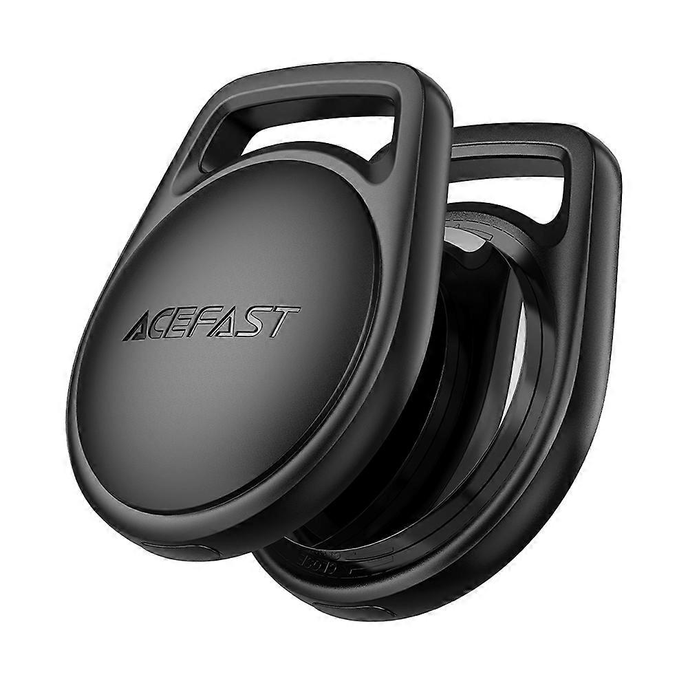 Acefast SmartTag S2 per serie iOS, Set 4 pezzi, Nero