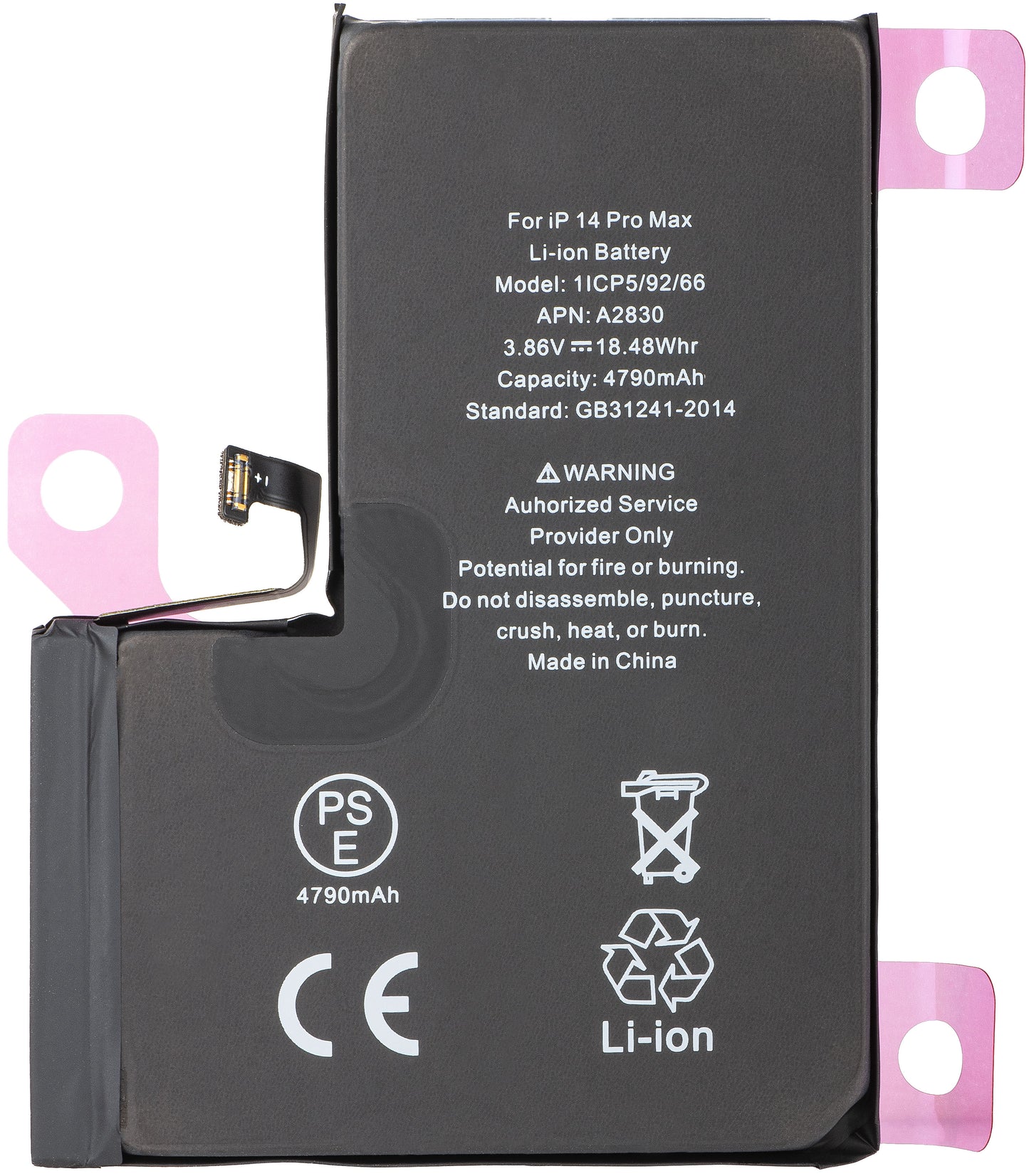 Batteria Apple iPhone 14 Pro Max, Diagnostic High Capacity