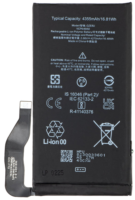 Batteria per Google Pixel 7, GZE8U