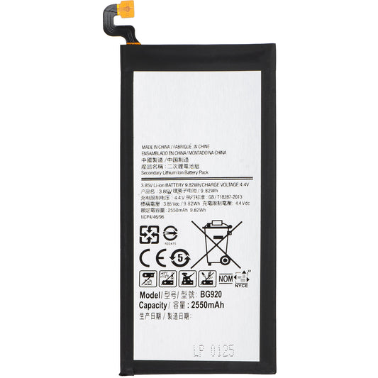 Batteria per Samsung Galaxy S6 G920, EB-BG920AB