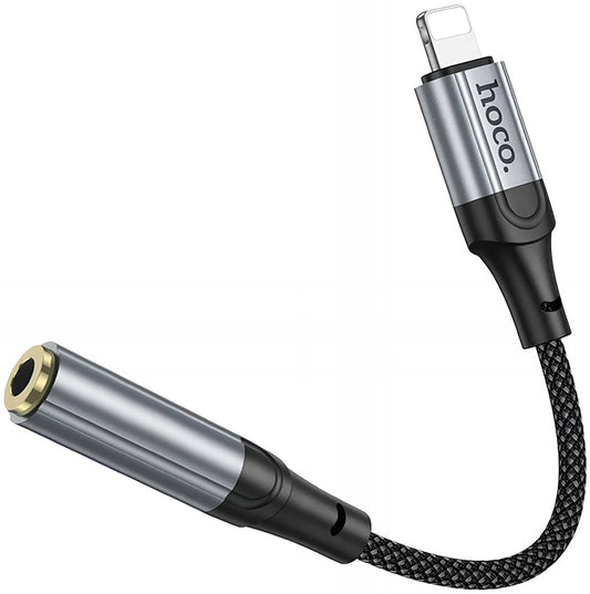 Adattatore Audio Lightning - 3.5mm HOCO LS36A, Grigio