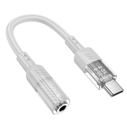 Adattatore audio USB-C - 3,5 mm HOCO LS37, grigio