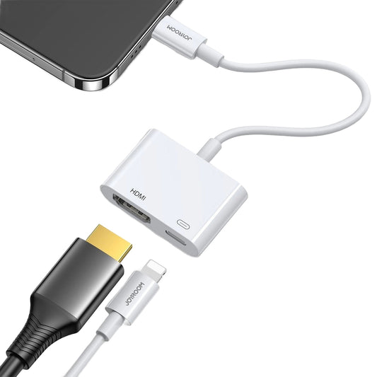 Adattatore Audio e Video Lightning - HDMI / Lightning Joyroom S-H141, Bianco