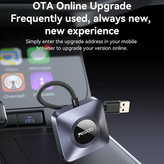 Adattatore Carplay Wireless Yesido KM23 per Apple iPhone Series