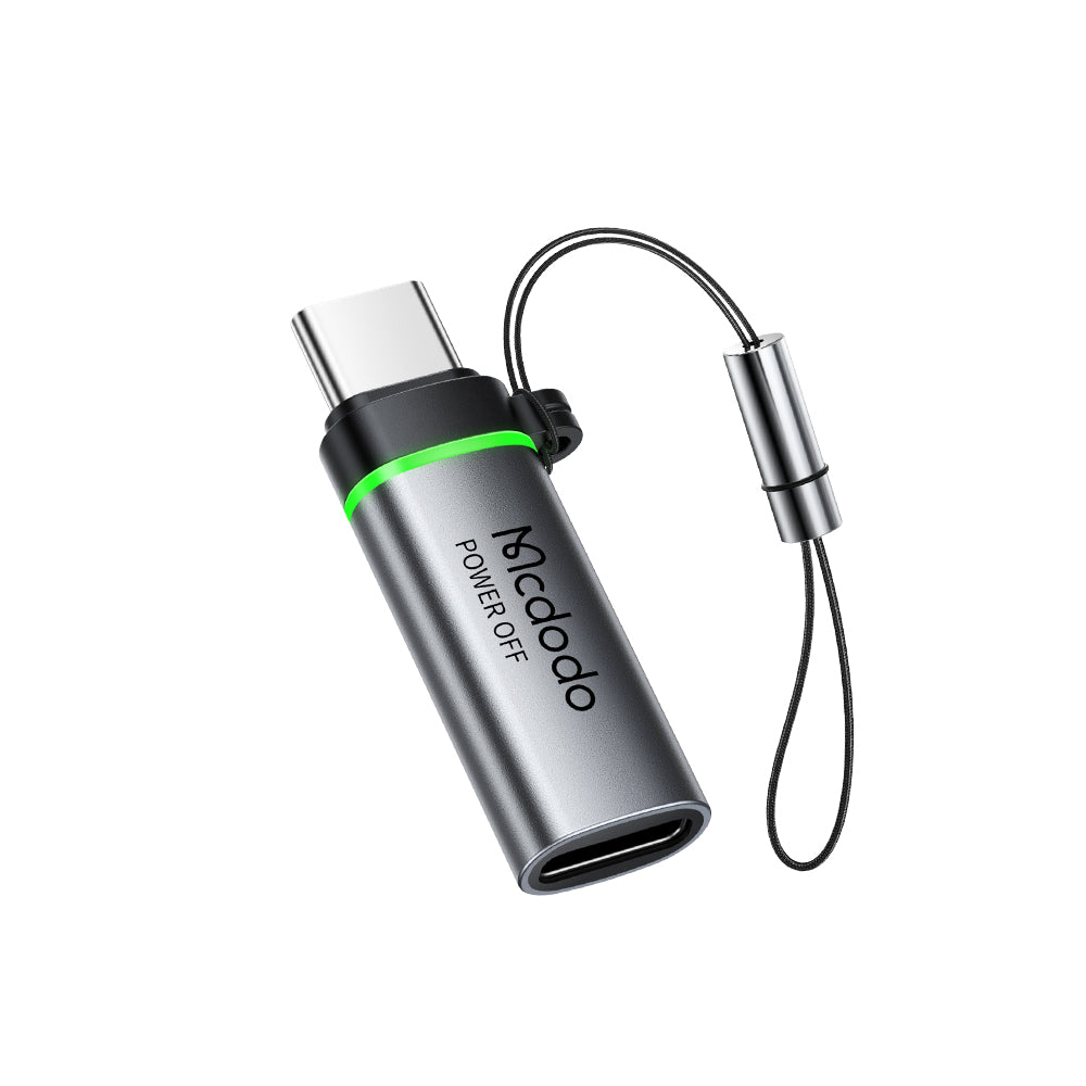 Adattatore Dati e Ricarica Lightning - USB-C McDodo OT-6010 Power Off, Nero