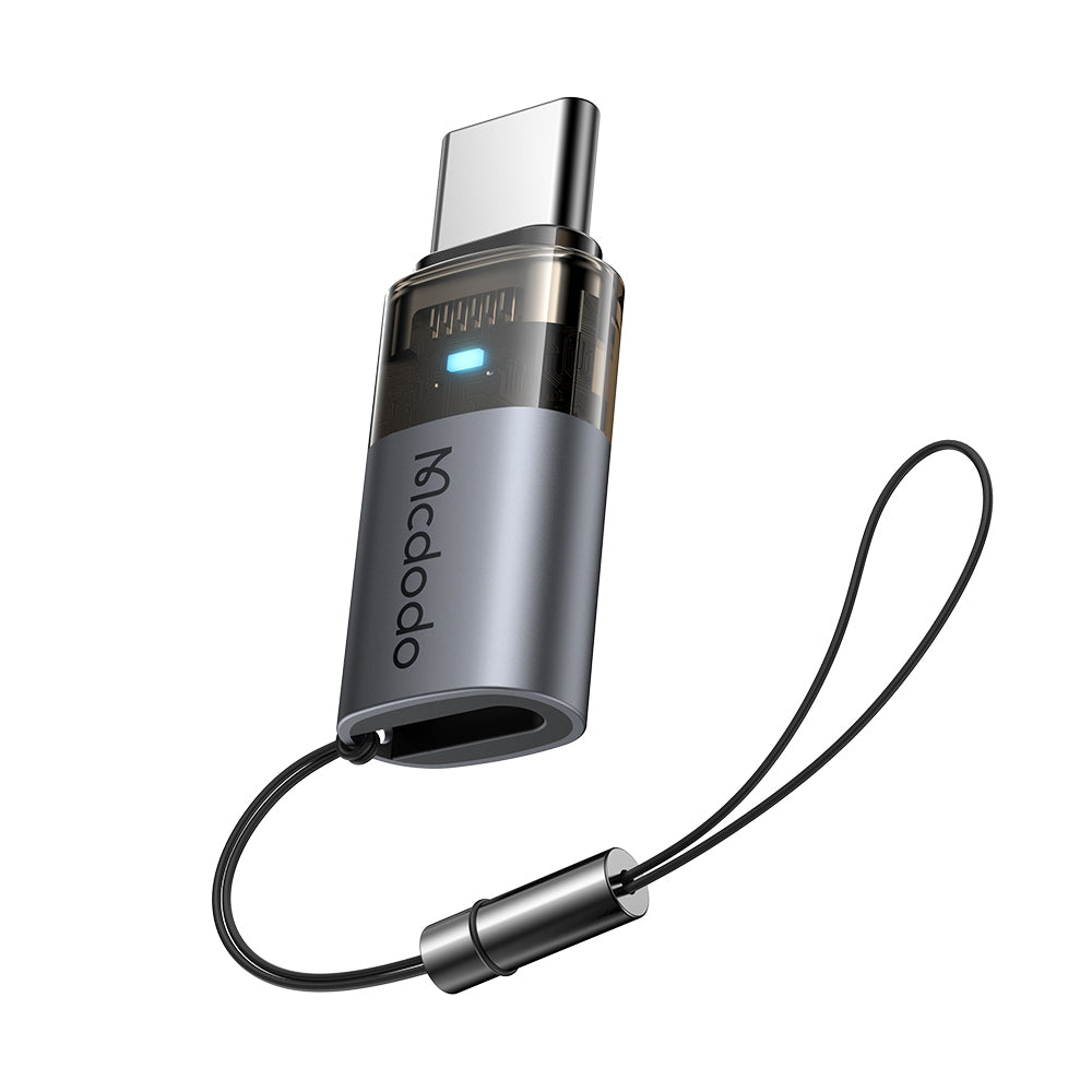 Adattatore Dati e Ricarica Lightning - USB-C McDodo OT-7610, Nero