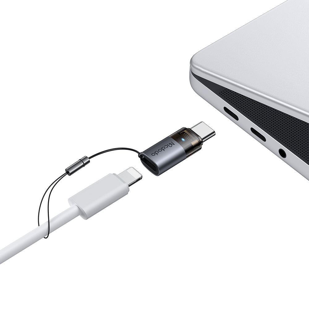 Adattatore Dati e Ricarica Lightning - USB-C McDodo OT-7610, Nero