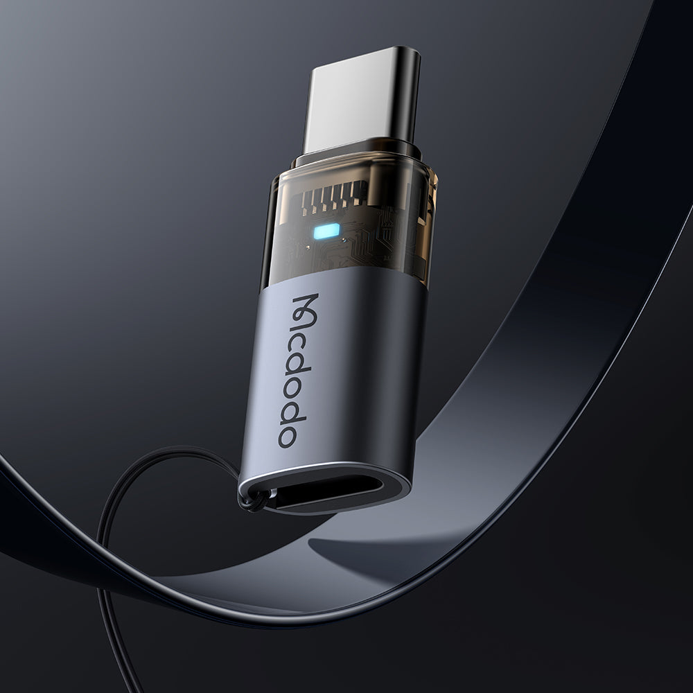 Adattatore Dati e Ricarica Lightning - USB-C McDodo OT-7610, Nero