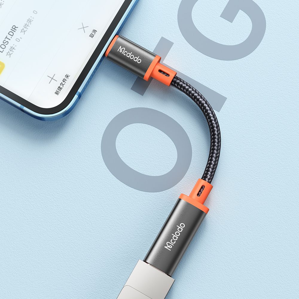 Adattatore Dati e Ricarica USB-C - Lightning McDodo CA-1440, Nero