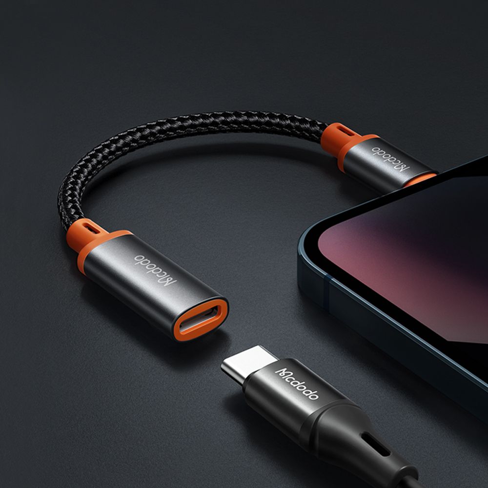 Adattatore Dati e Ricarica USB-C - Lightning McDodo CA-1440, Nero