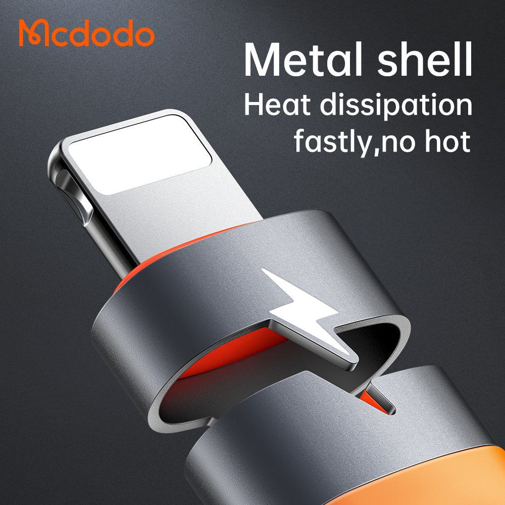 Adattatore Dati e Ricarica USB-C - Lightning McDodo OT-0510, Grigio