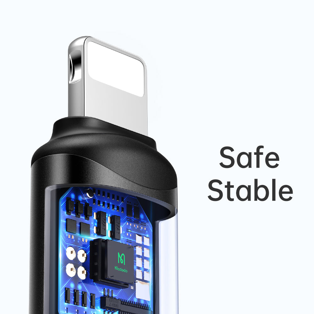 Adattatore Dati e Ricarica USB-C - Lightning McDodo OT-7680, Nero