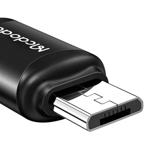 Adattatore Dati e Ricarica USB-C - microUSB McDodo OT-7690, Nero