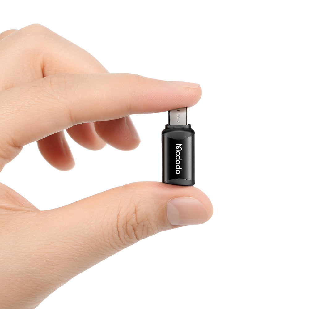 Adattatore Dati e Ricarica USB-C - microUSB McDodo OT-7690, Nero