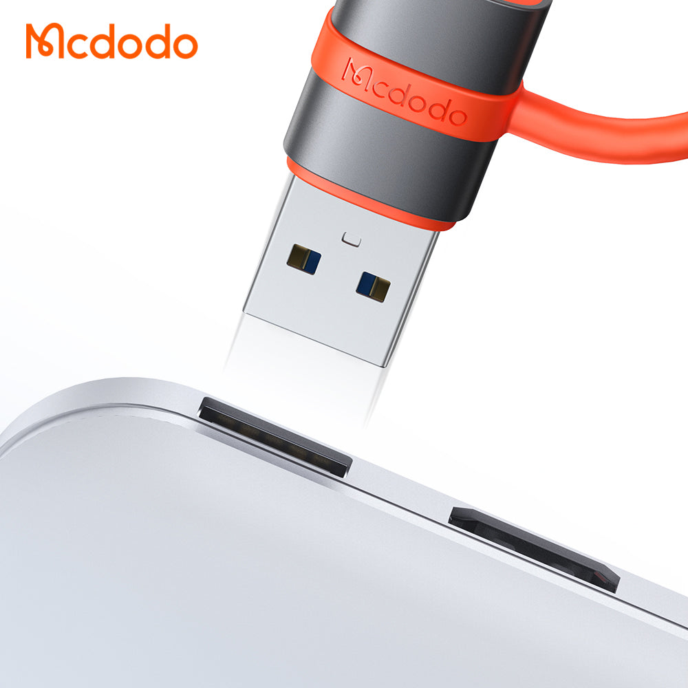 Adattatore Dati e Ricarica USB-C - USB-A McDodo OT-3800, Grigio