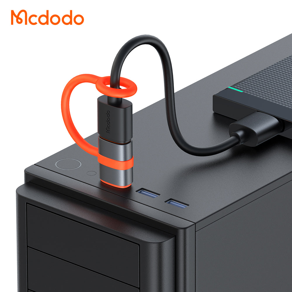 Adattatore Dati e Ricarica USB-C - USB-A McDodo OT-3800, Grigio