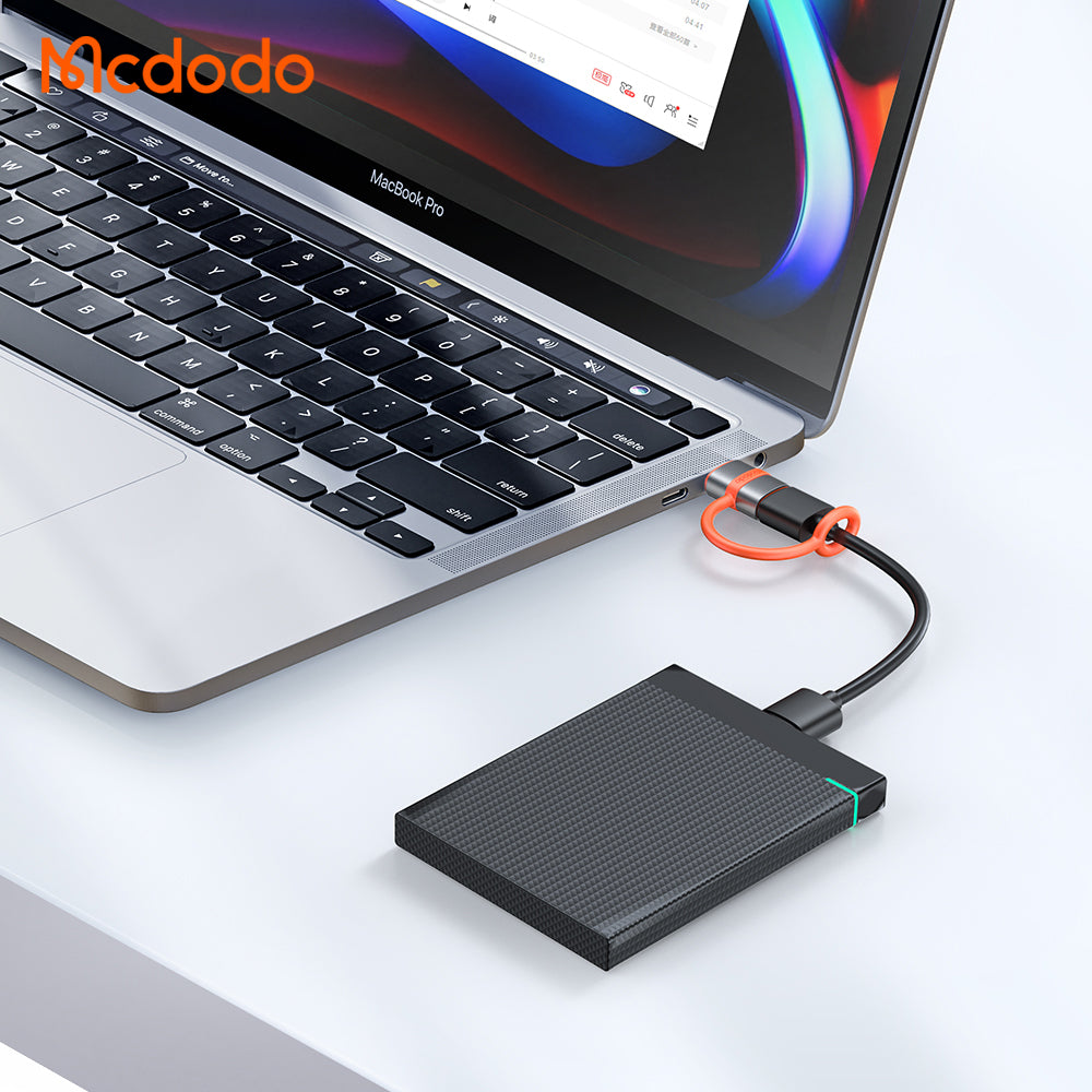 Adattatore Dati e Ricarica USB-C - USB-A McDodo OT-3800, Grigio
