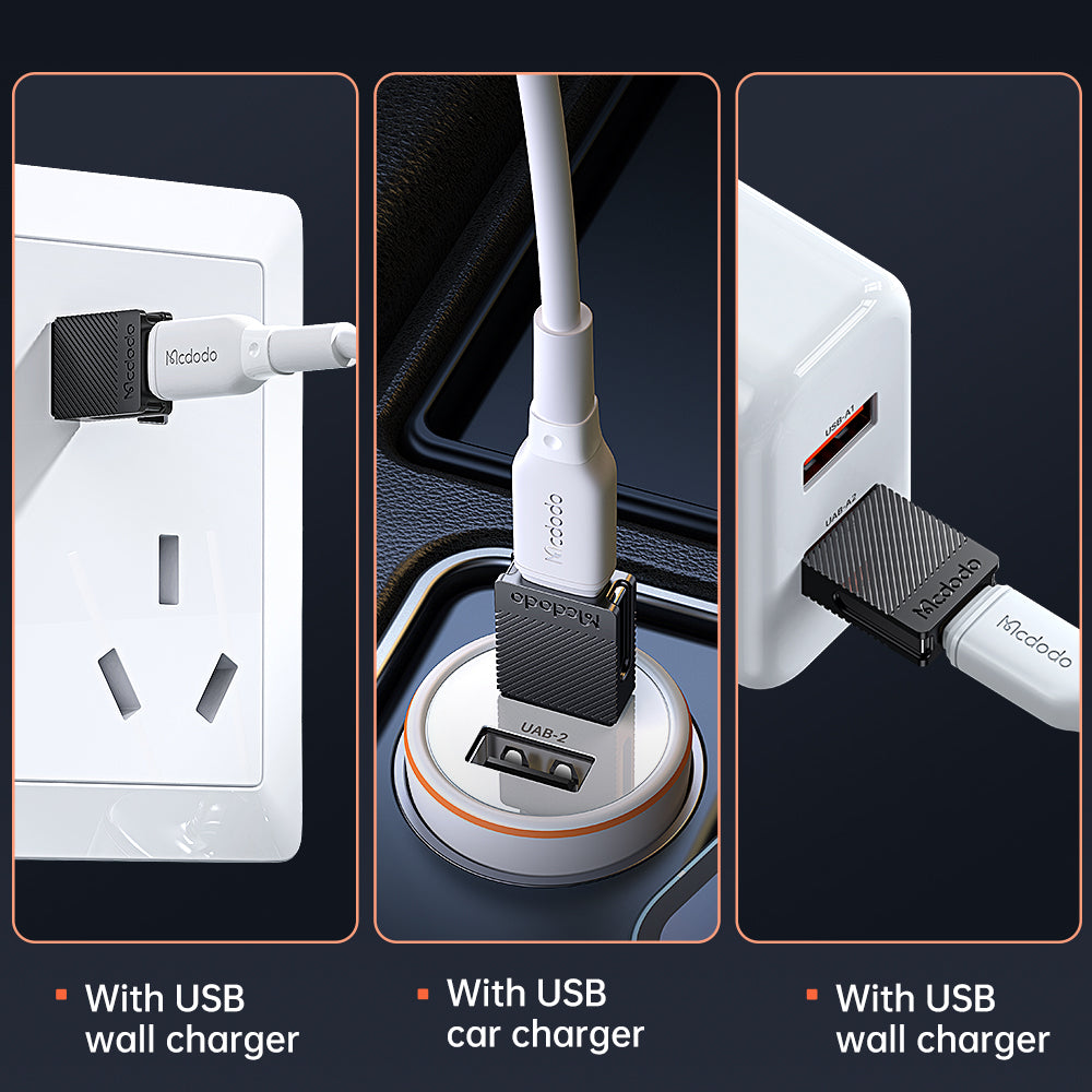 Adattatore Dati e Ricarica USB-C - USB-A McDodo OT-6970, Nero
