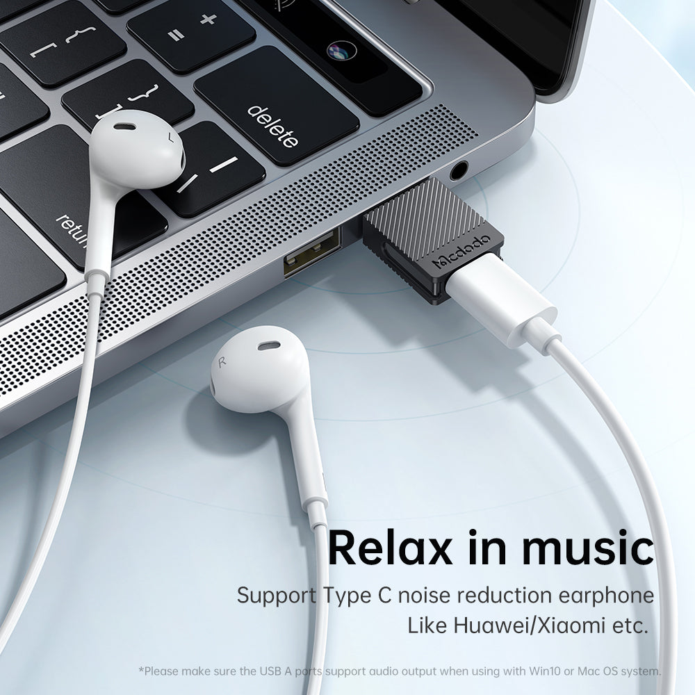Adattatore Dati e Ricarica USB-C - USB-A McDodo OT-6970, Nero