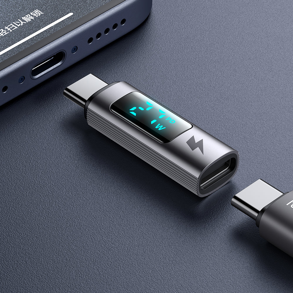 Adattatore Dati e Ricarica USB-C - USB-C McDodo OT-6090 Wales Display, Nero