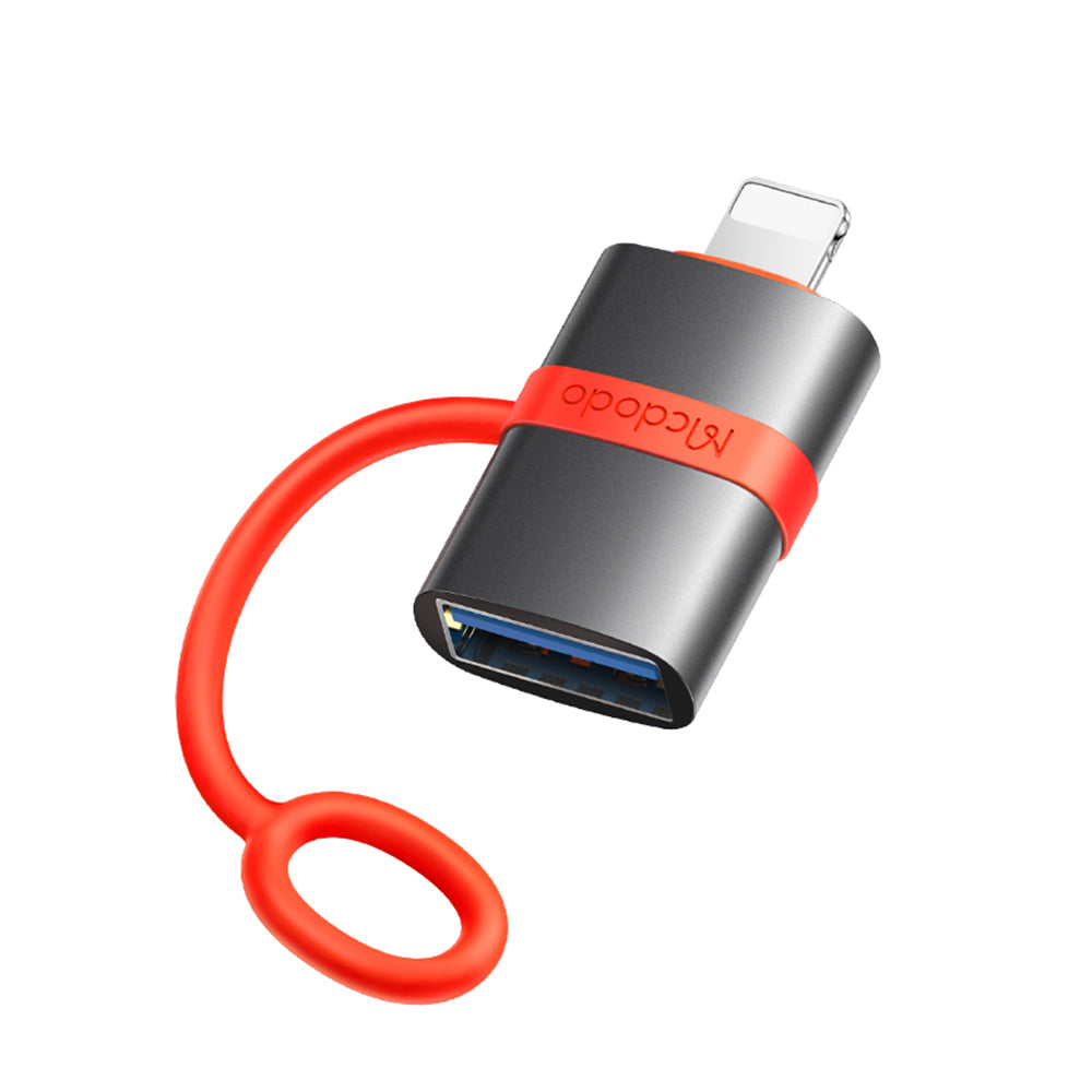 Adattatore OTG Lightning - USB-A McDodo OT-2600, Grigio
