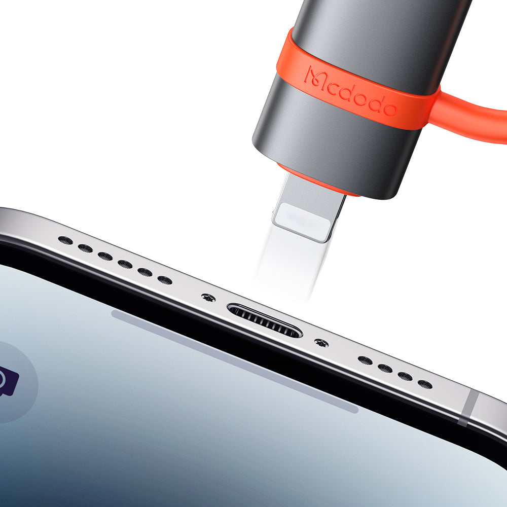 Adattatore OTG Lightning - USB-A McDodo OT-2600, Grigio