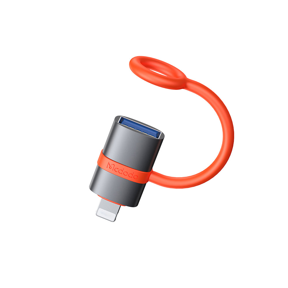 Adattatore OTG Lightning - USB-A McDodo OT-2600, Grigio