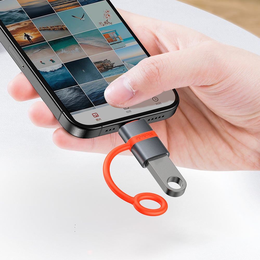 Adattatore OTG Lightning - USB-A McDodo OT-2600, Grigio