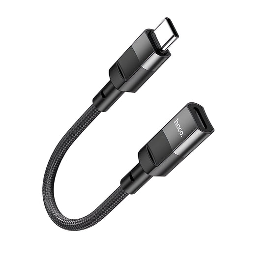 HOCO U107 Adattatore dati e ricarica Lightning - USB-C HOCO U107, 0,1 m, nero