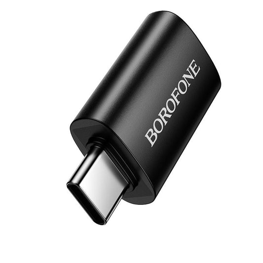 Adattatore OTG USB-C - USB-A Borofone BV26C, Nero
