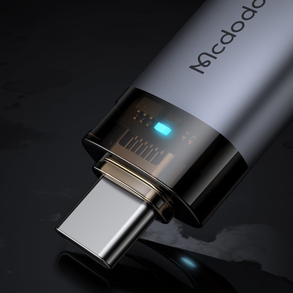 Adattatore OTG USB-C - USB-A McDodo OT-7400, Nero