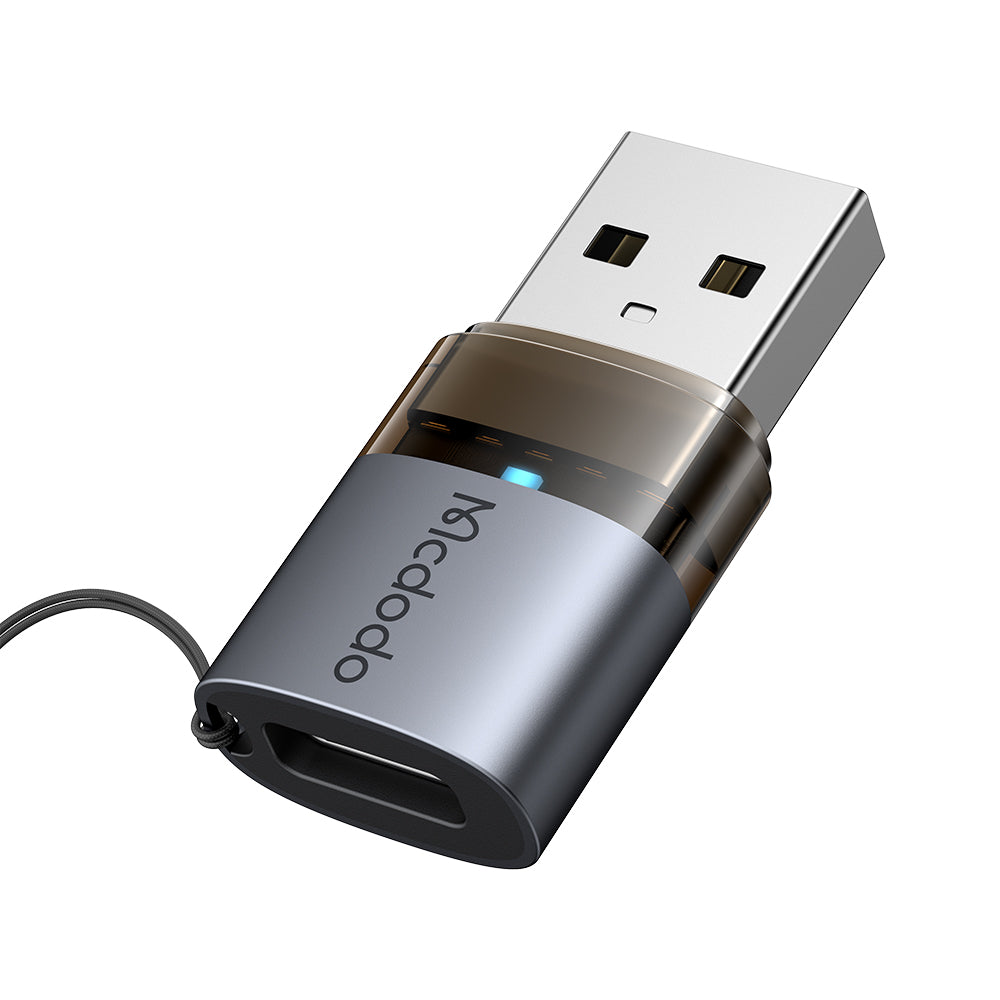 Adattatore Dati e Ricarica USB-C - USB-A McDodo OT-7580, Nero