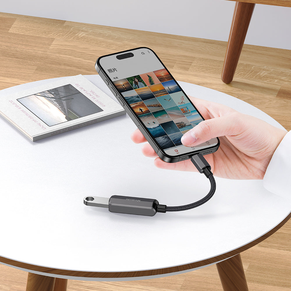 Adattatore OTG USB-C - USB-A / USB-C McDodo CA-2830, Grigio