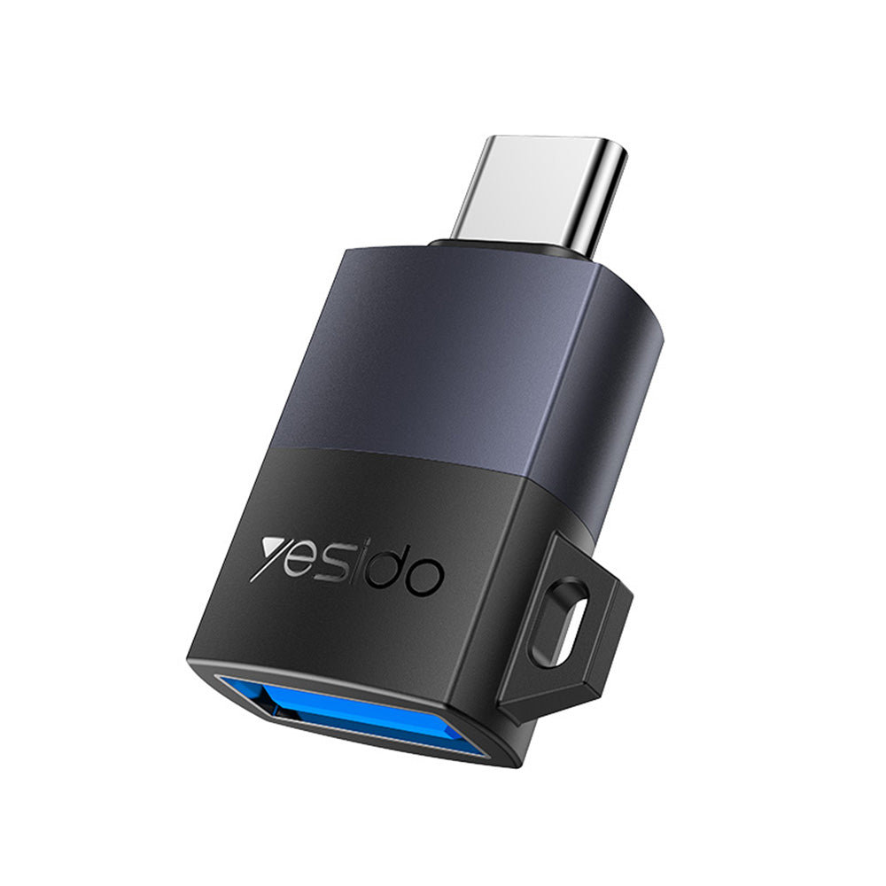 Adattatore OTG USB-C - USB-A Yesido GS31, Grigio