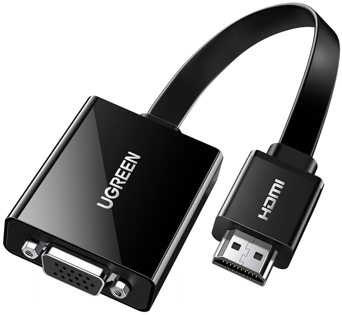 Adattatore Video UGREEN CM611 (90813), HDMI - VGA, 1080P, Nero