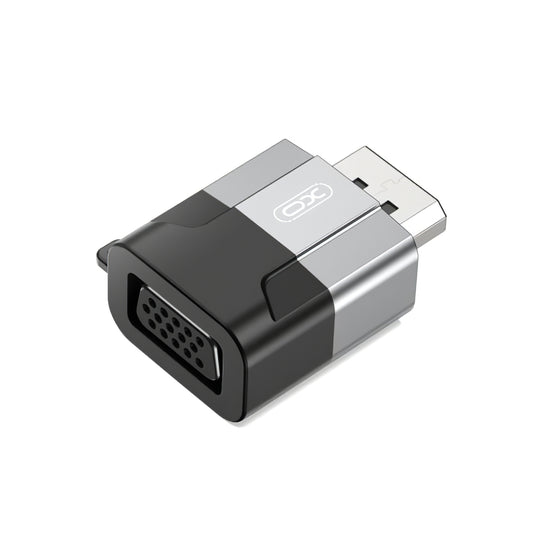 Adattatore video XO Design GB016, DisplayPort - VGA, grigio