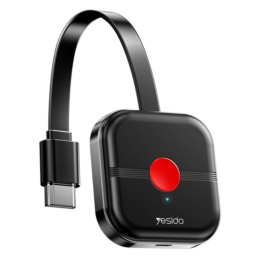 Adattatore Wireless Multimediale Yesido TV10 5G, Nero