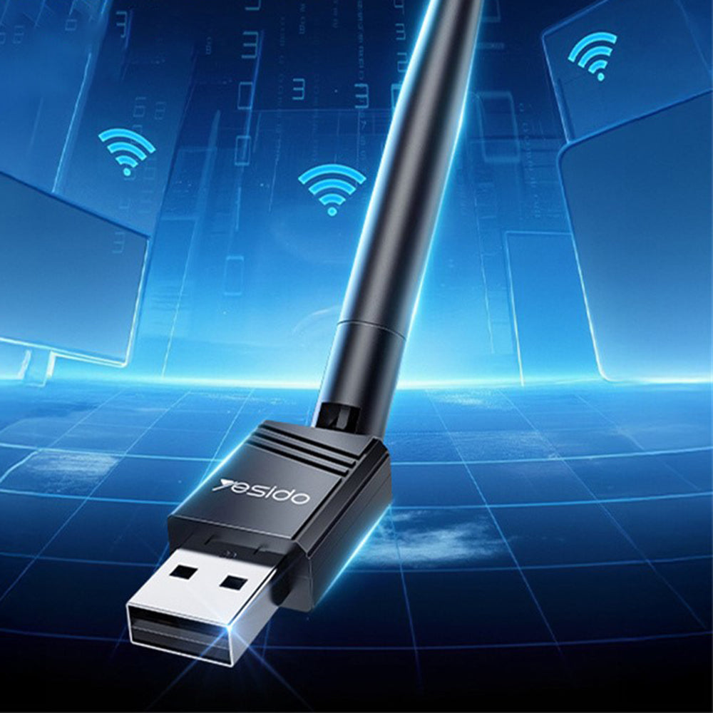 Adattatore Wireless Yesido WP11, 150Mbps, Nero