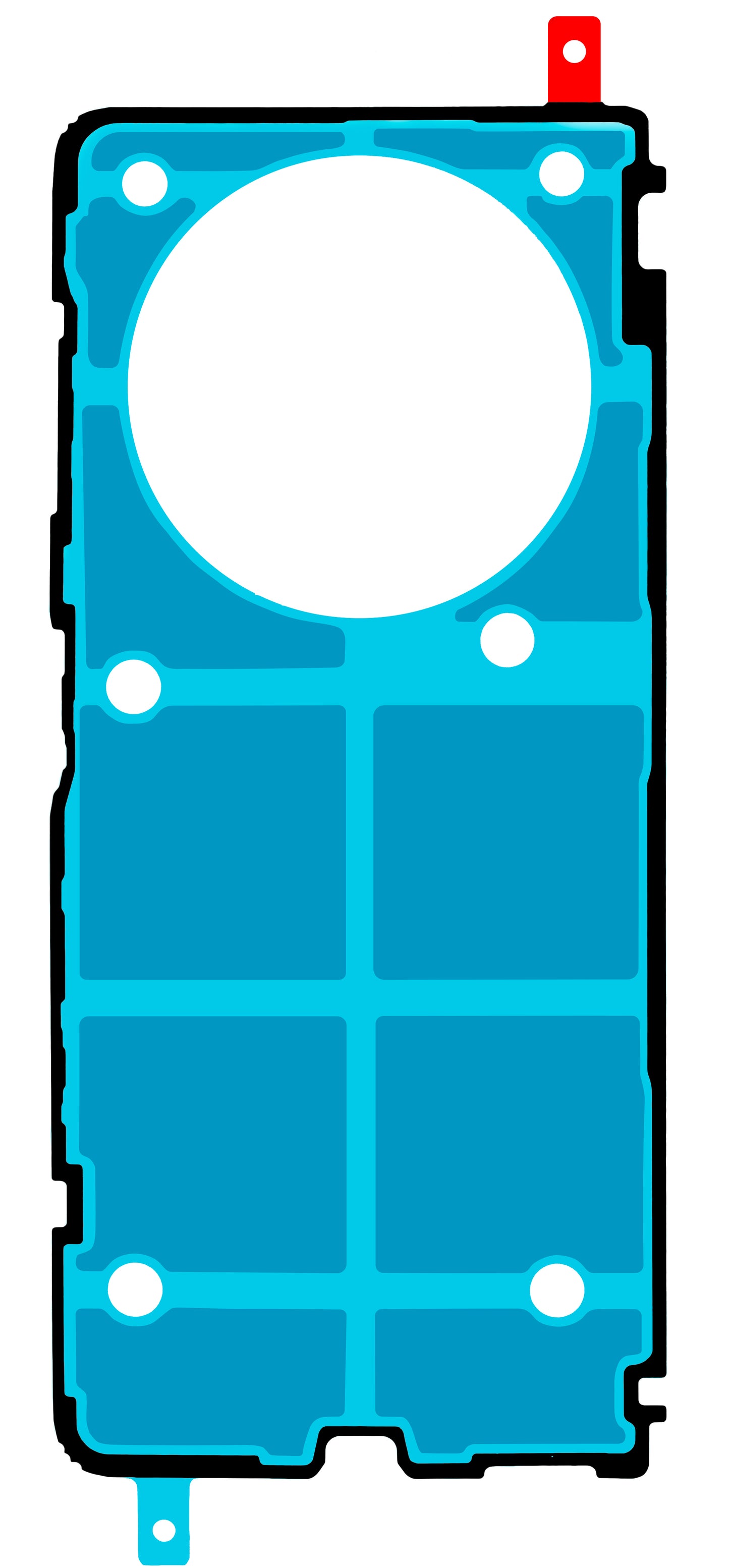 Adesivo Coperchio Batteria Honor Magic V5, Service Pack 5163AFQH