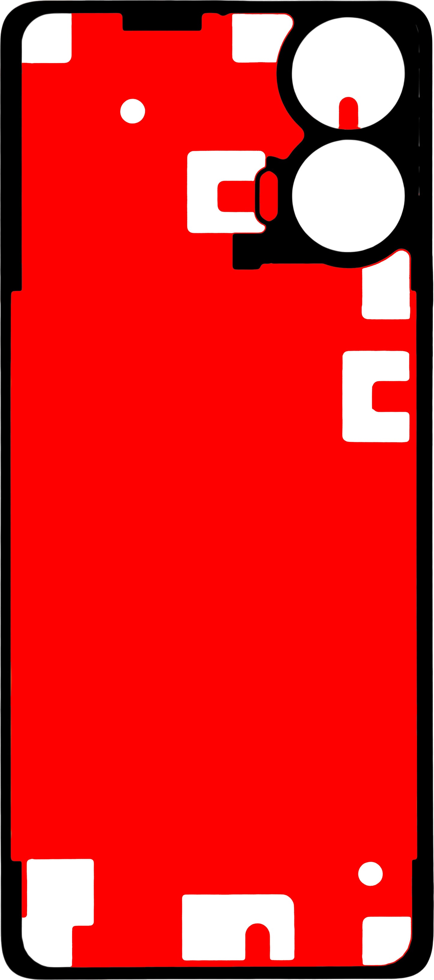 Adesivo Coperchio Batteria Motorola Moto G24, Service Pack 5D78C23855