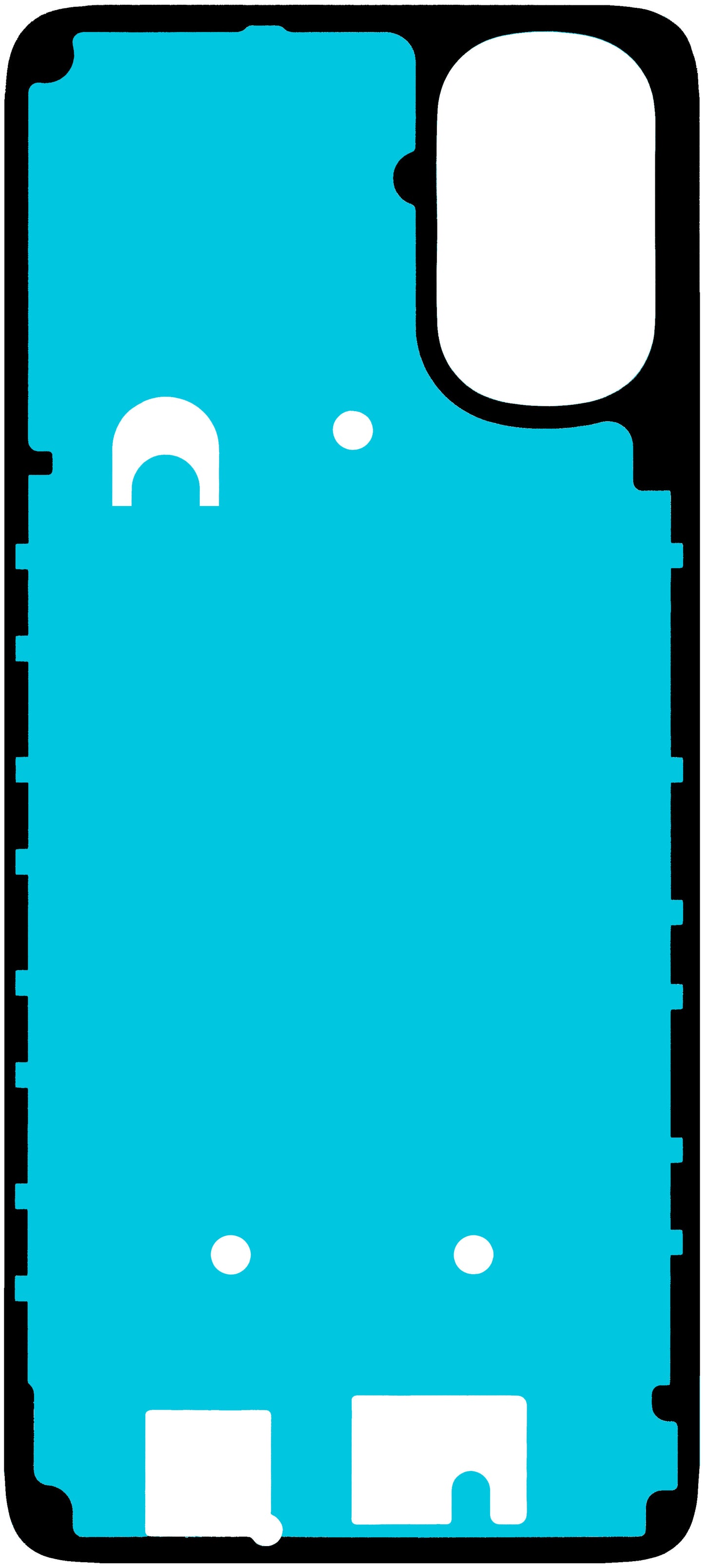 Adesivo Coperchio Batteria Motorola Moto E32s / G22, Service Pack 5D78C20746