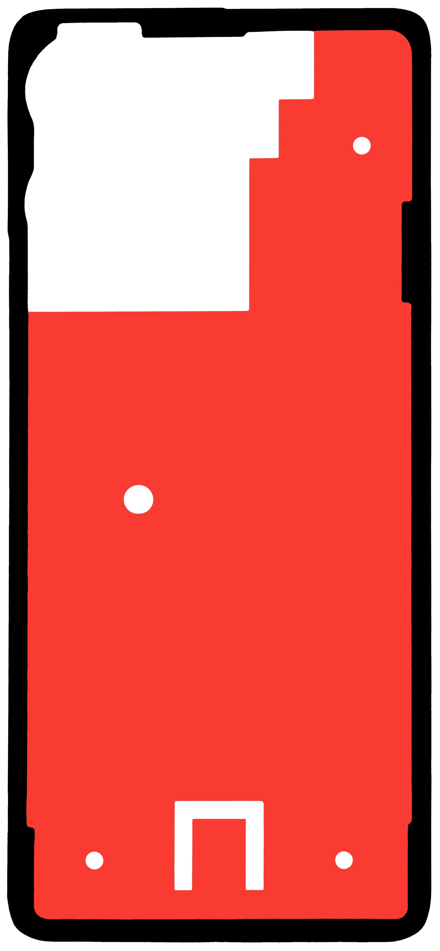 Adesivo Coperchio Batteria Motorola Moto G86 Power, Service Pack 5948C30670