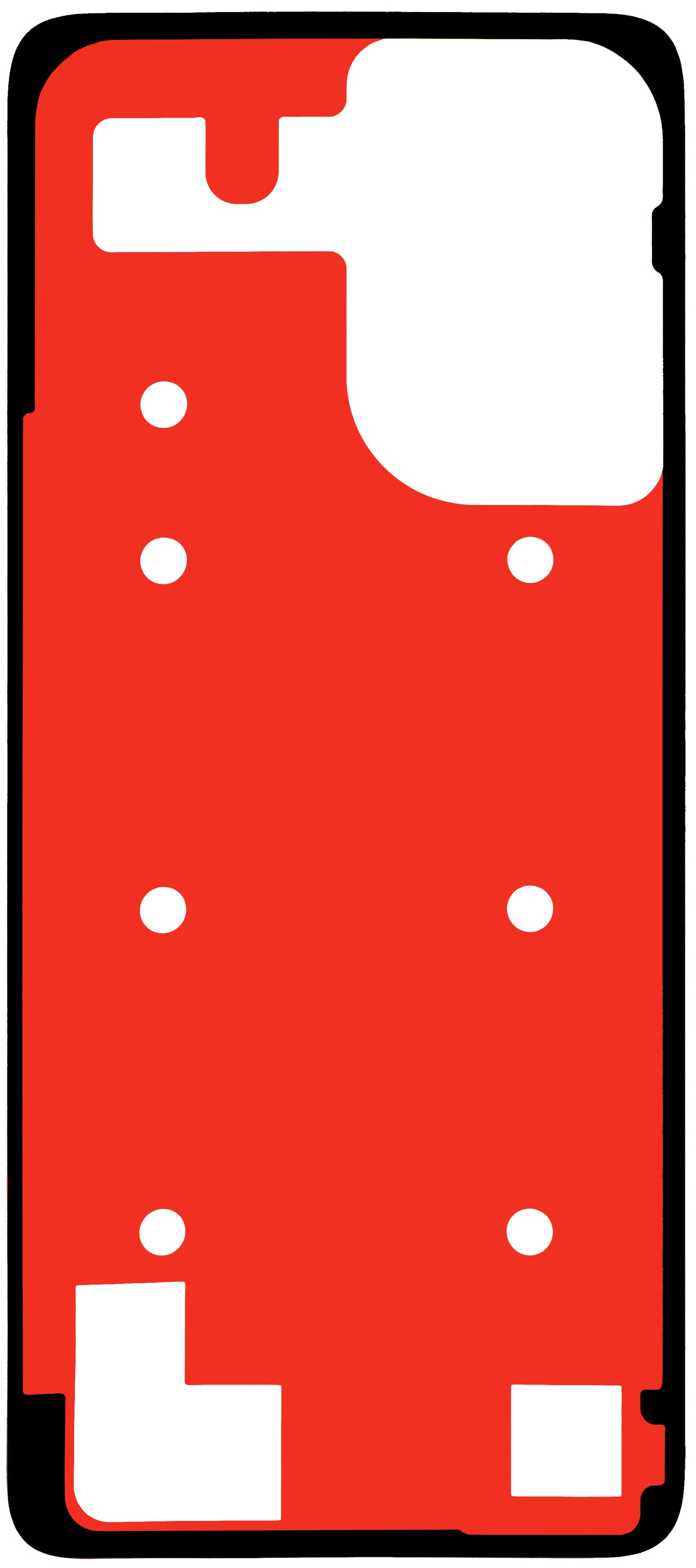 Adesivo Coperchio Batteria Motorola Moto G06 Power / G06, Service Pack 5948C31280