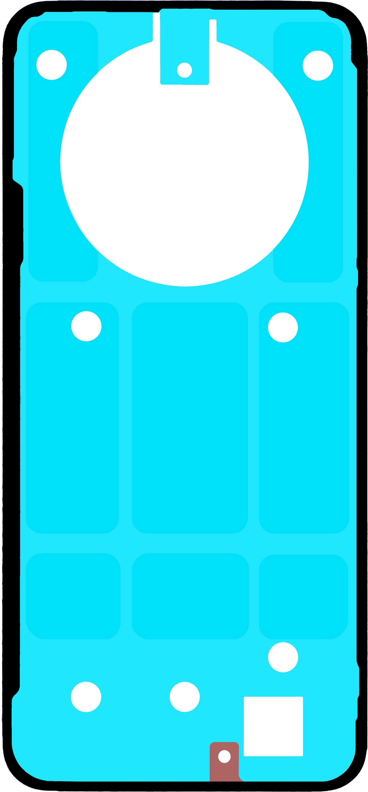 Adesivo Coperchio Batteria Realme 14 Pro+, Service Pack 612717000564