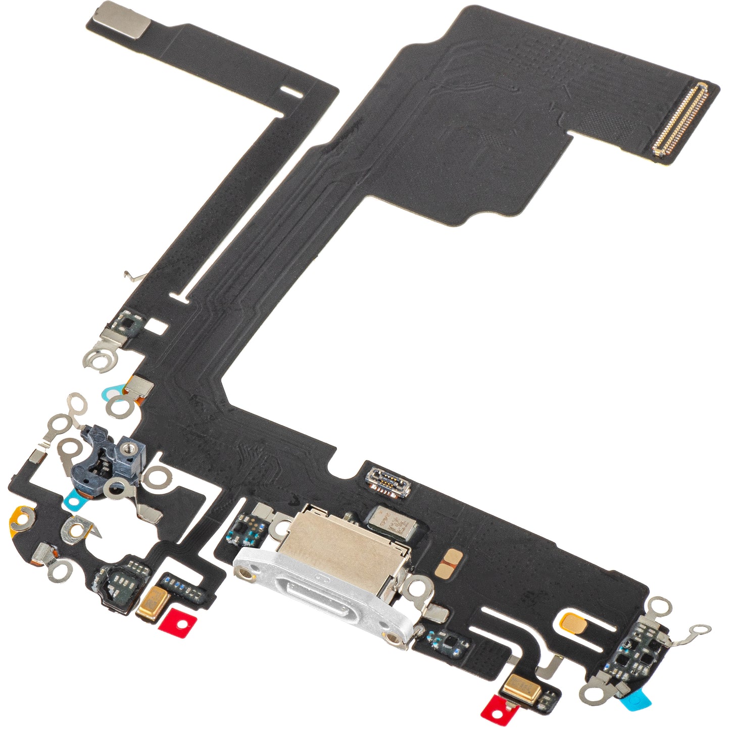 Nastro con Connettore di Ricarica - Microfono Apple iPhone 15 Pro, Argento