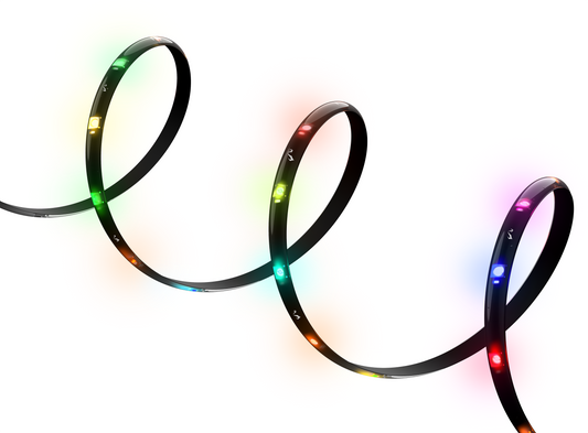 Yeelight Led Strip, 3.5W, OBSID RGBIC, Extension, 1m, Black YLFWD-0026 YLFWD-0026