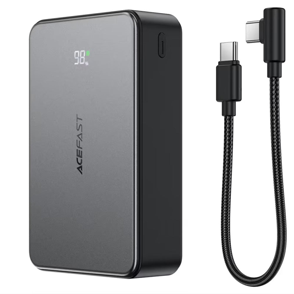 Batteria Esterna Acefast M29, 20000mAh, 22.5W, QC + PD, 1 x USB-A - 2 x USB-C, Nera