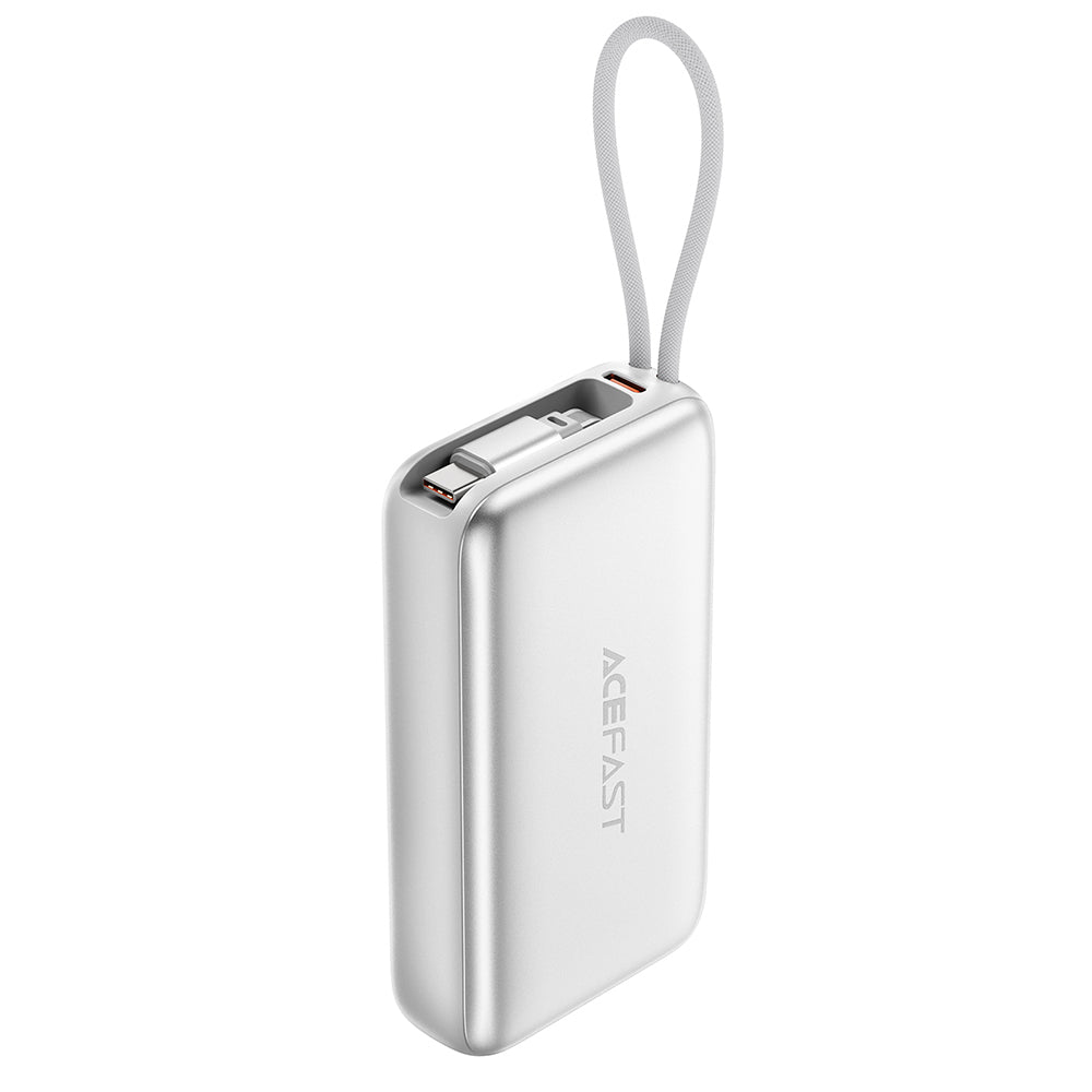 Batteria Esterna Acefast M32, 10000mAh, 35W, PD, 2 x USB-C, Argento
