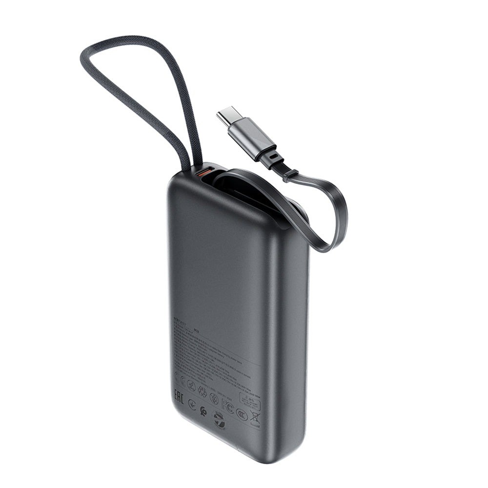 Batteria Esterna Acefast M32, 10000mAh, 35W, PD, 2 x USB-C, Grigio