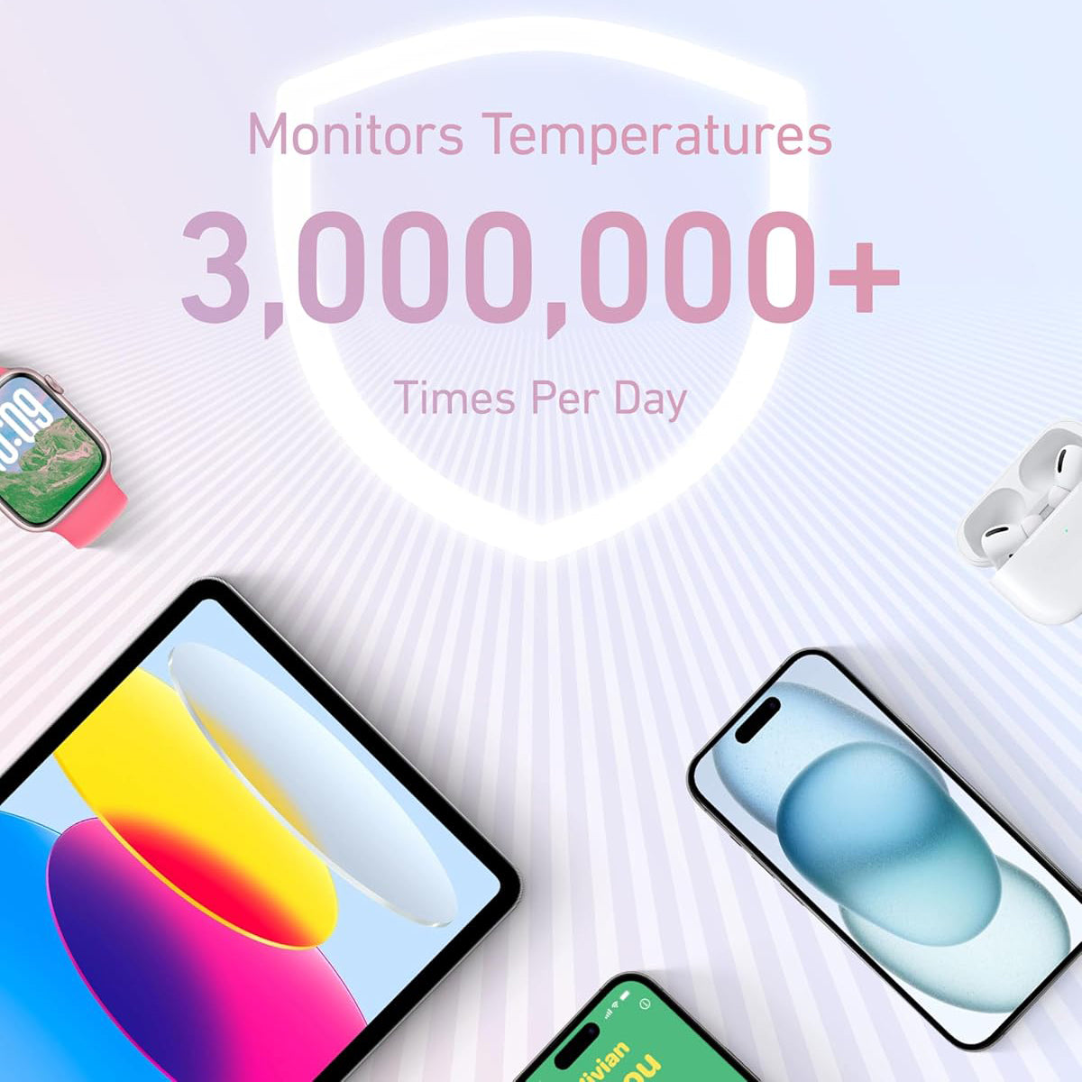 Batteria Esterna Anker Zolo, 20000mAh, 30W, QC + PD, 1 x USB-A - 2 x USB-C, Blu A1689031